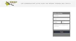 Desktop Screenshot of kosibaylodge.co.za